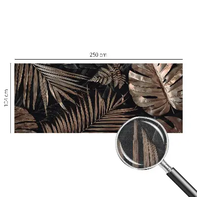 Papier peint photo grand format pour le mur feuilles exotiques