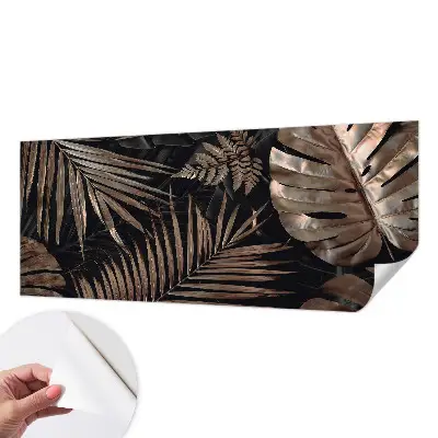 Papier peint photo grand format pour le mur feuilles exotiques