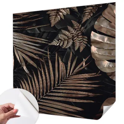Papier peint photo grand format pour le mur feuilles exotiques