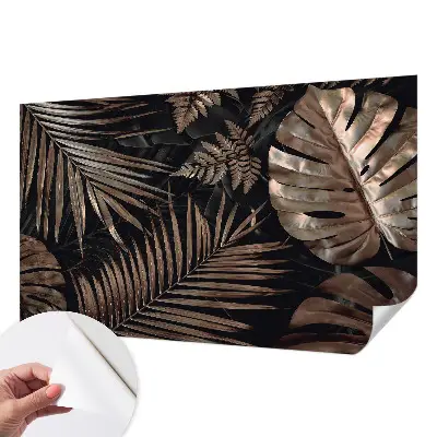 Papier peint photo grand format pour le mur feuilles exotiques