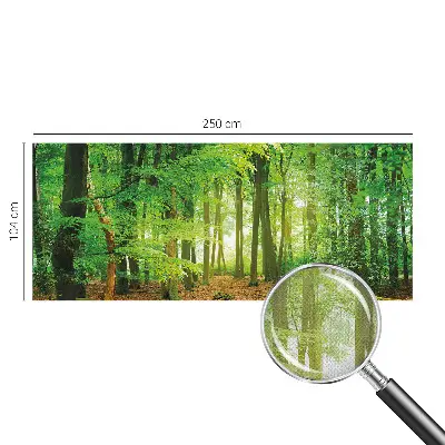 Papier peint photo imprimé sur tissu non tissé Forêt verte