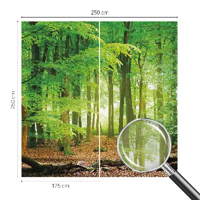 Papier peint photo imprimé sur tissu non tissé Forêt verte