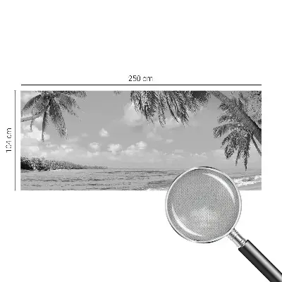 Papier peint photographique sur tissu non tissé paradis tropical