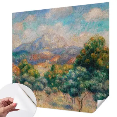 Papier peint photo imprimé sur tissu non tissé paysage de montagne