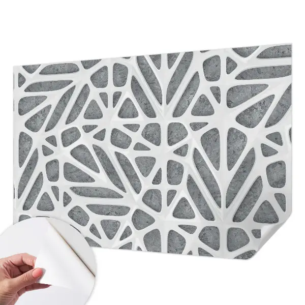 Papier peint photographique sur tissu non tissé Réseau géométrique