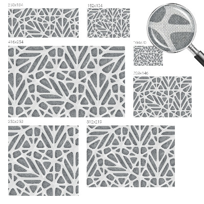 Déco papier peint salon Geometrická sieť