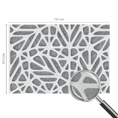 Déco papier peint salon Geometrická sieť