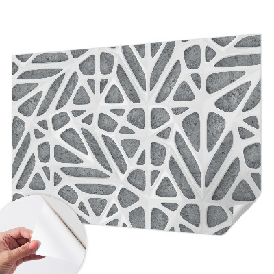 Déco papier peint salon Geometrická sieť