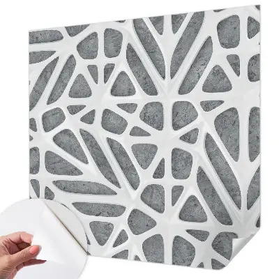 Papier peint photographique sur tissu non tissé Réseau géométrique