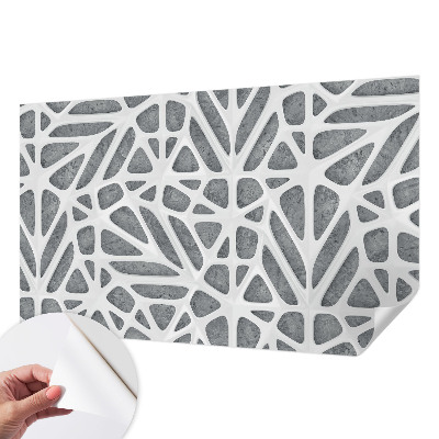 Déco papier peint salon Geometrická sieť