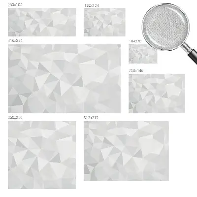 Papier peint intissé imprimé Mosaïque triangulaire