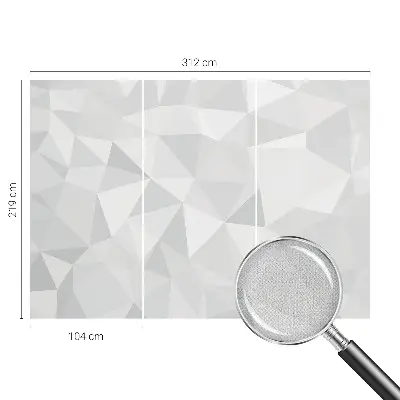 Papier peint intissé imprimé Mosaïque triangulaire
