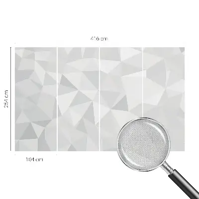 Papier peint intissé imprimé Mosaïque triangulaire