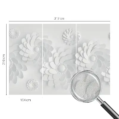 Papier peint photographique intissé élégance florale
