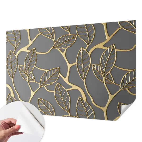 Papier peint photographique sur tissu non tissé Feuilles élégantes
