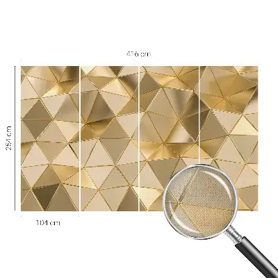 Papier peint intissé imprimé Motifs triangulaires