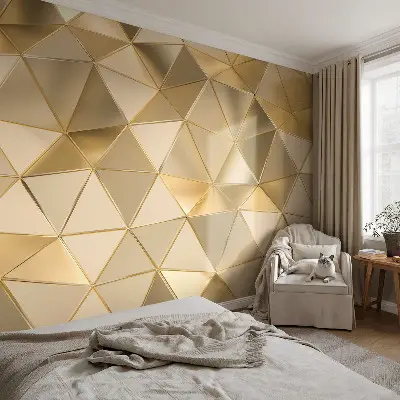 Papier peint intissé imprimé Motifs triangulaires