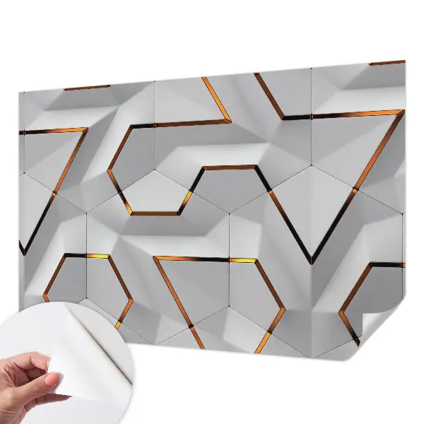 Papier peint intissé Motifs tridimensionnels