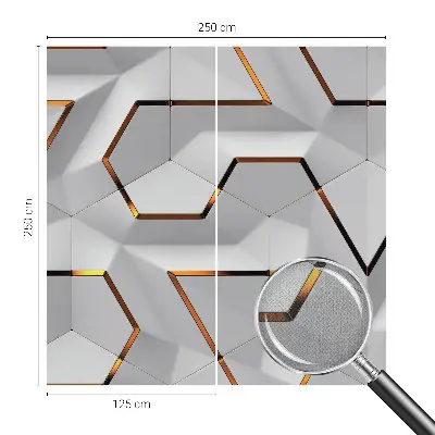 Papier peint intissé Motifs tridimensionnels