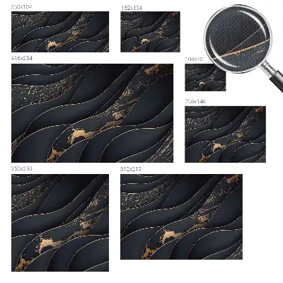 Papier peint photo grand format pour le mur Ondulations élégantes