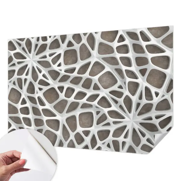 Papier peint photo sur tissu non tissé Réseau géométrique