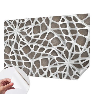 Papier peint tendance salon Geometrická sieť