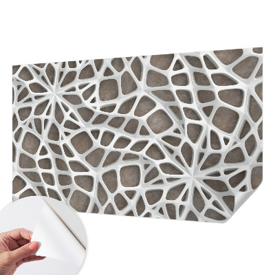Papier peint tendance salon Geometrická sieť