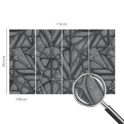 Papier peint photographique sur tissu non tissé Motifs géométriques