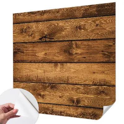 Papier peint photographique intissé planches de bois