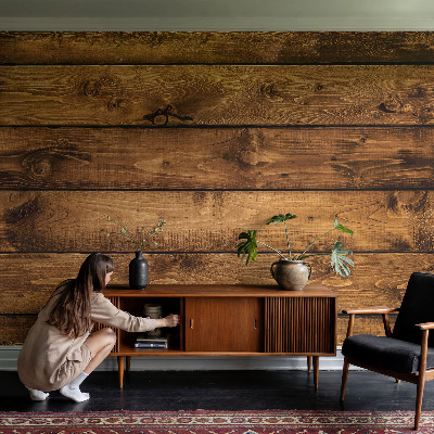 Papier peint tendance chambre adulte Drevené dosky