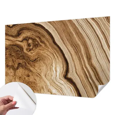Papier peint photo imprimé sur tissu non tissé Grain de bois