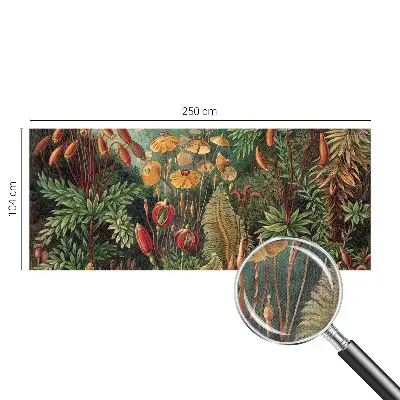 Papier peint intissé imprimé jardin exotique