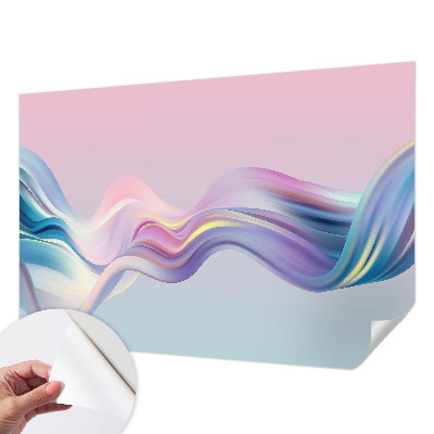 Papier peint chambre adulte cocooning Farebné vlny