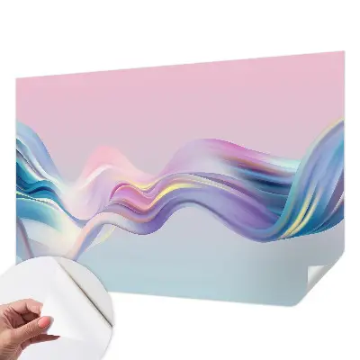 Papier peint photographique intissé Vagues colorées