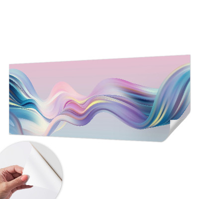 Papier peint chambre adulte cocooning Farebné vlny