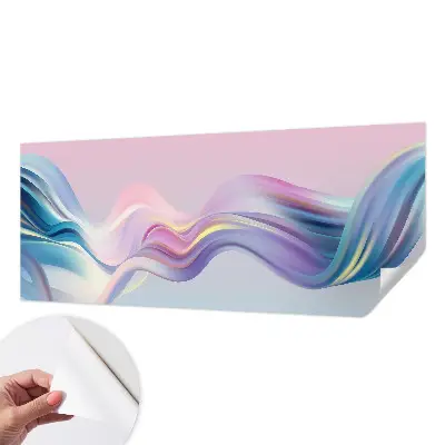 Papier peint photographique intissé Vagues colorées