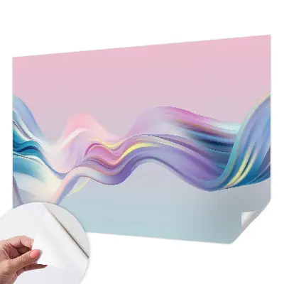 Papier peint photographique intissé Vagues colorées