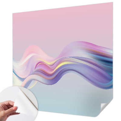 Papier peint chambre adulte cocooning Farebné vlny