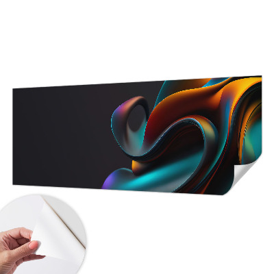Papier peint chambre parentale Farebný vír
