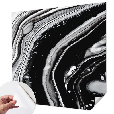 Papier peint tendance salon Monochromatické vlny