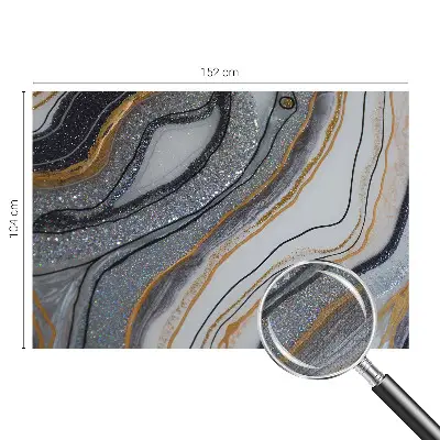 Papier peint photo grand format pour le mur vagues de pierre