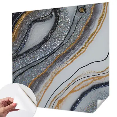 Papier peint photo grand format pour le mur vagues de pierre