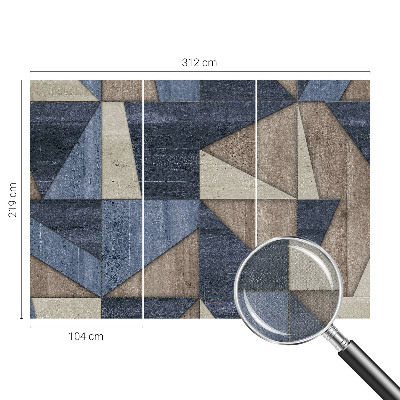 Papier peint chambre adulte cocooning Geometrické vzory