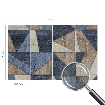 Papier peint chambre adulte cocooning Geometrické vzory