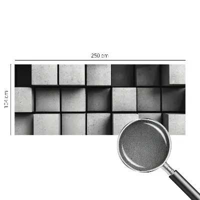 Papier peint photo grand format pour le mur cubes géométriques