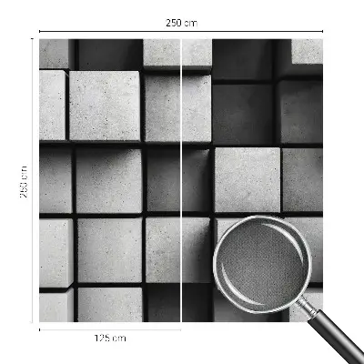 Papier peint photo grand format pour le mur cubes géométriques