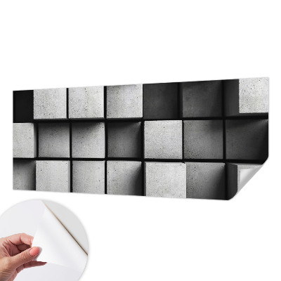 Papier peint panoramique adhésif Geometrické kocky