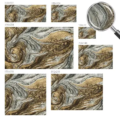 Papier peint photographique sur tissu non tissé tourbillons abstraits