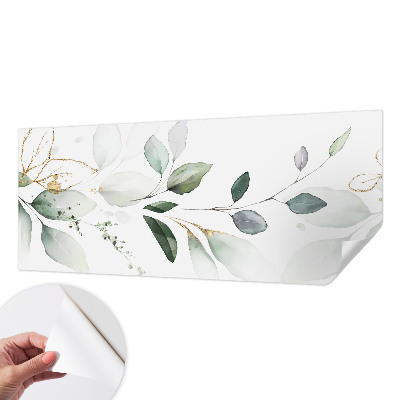Papier peint tendance Zelené listy