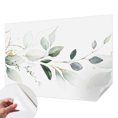 Papier peint tendance Zelené listy